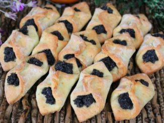Творожное печенье с маком