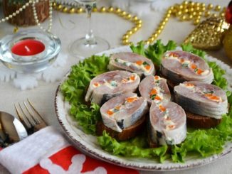 Закуска «Новогодняя селедочка»