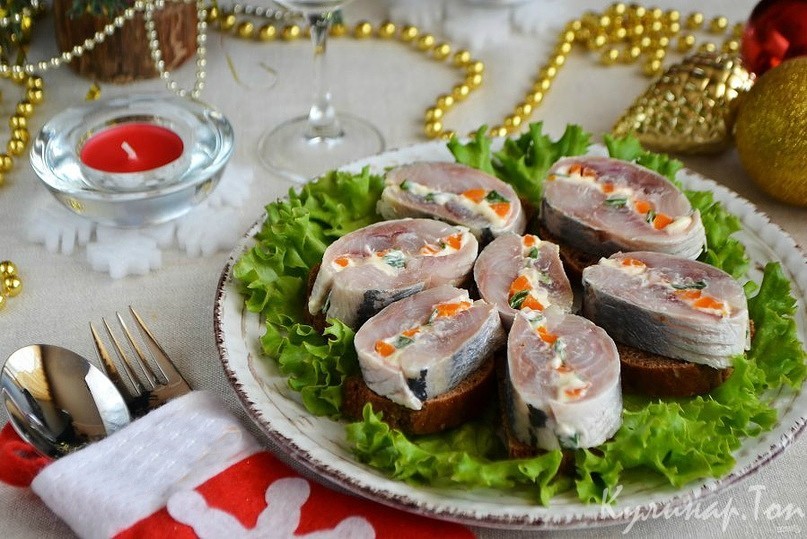 Закуска «Новогодняя селедочка»