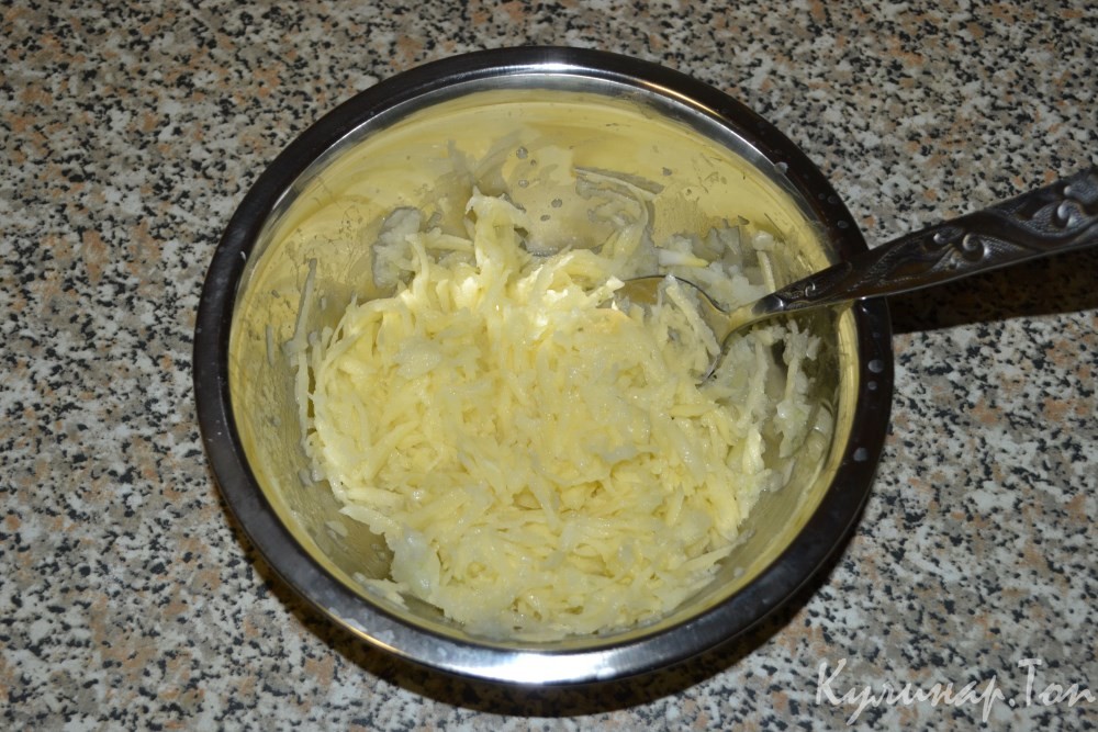 Гренки с картофелем