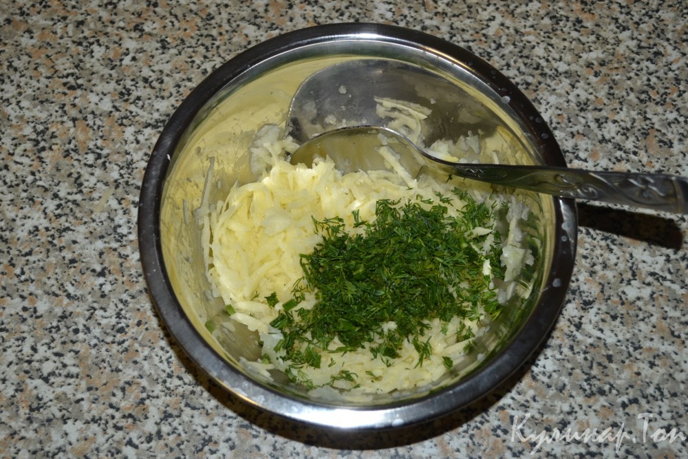 Гренки с картофелем