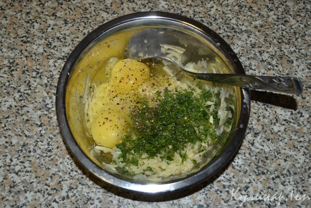 Гренки с картофелем