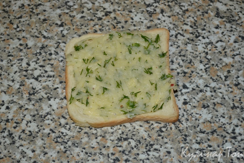 Гренки с картофелем