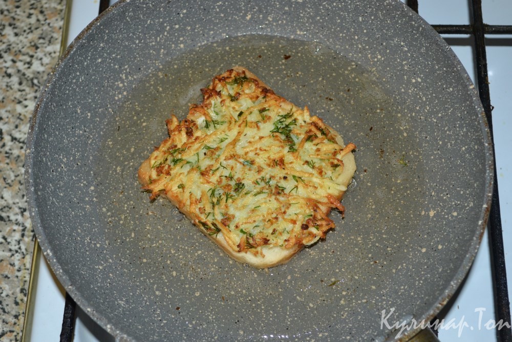 Гренки с картофелем