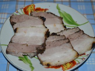 Грудинка в гранатовом соусе