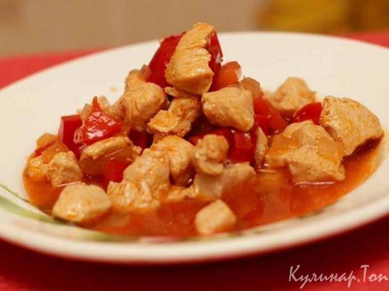 Гуляш из курицы