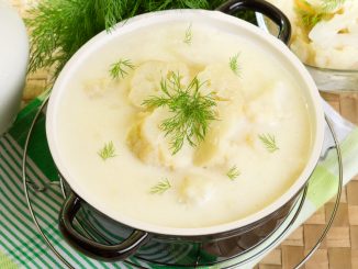 Крем-суп из цветной капусты и картофеля