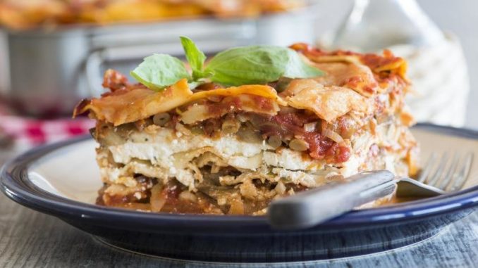 Лазанья с овощами и фетой Лазанья с овощами и фетой