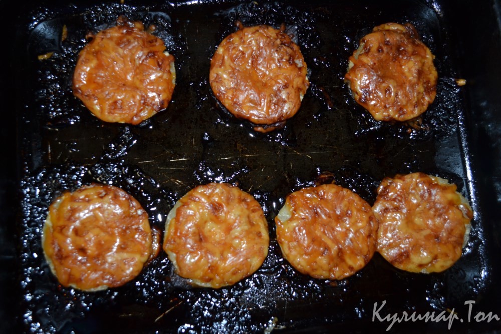 Отбивные из говядины с сыром и ананасом