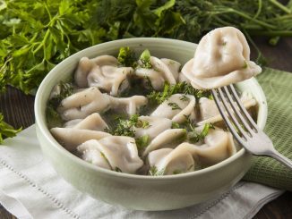 Пельмени по-уральски с мускатным орехом