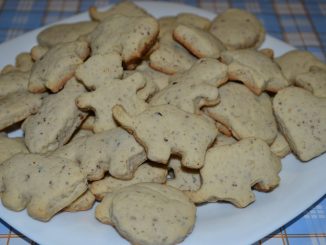 Песочное печенье с грецкими орехами