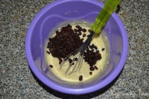 Песочное печенье с изюмом