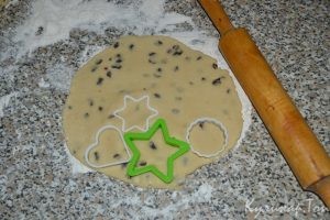 Песочное печенье с изюмом
