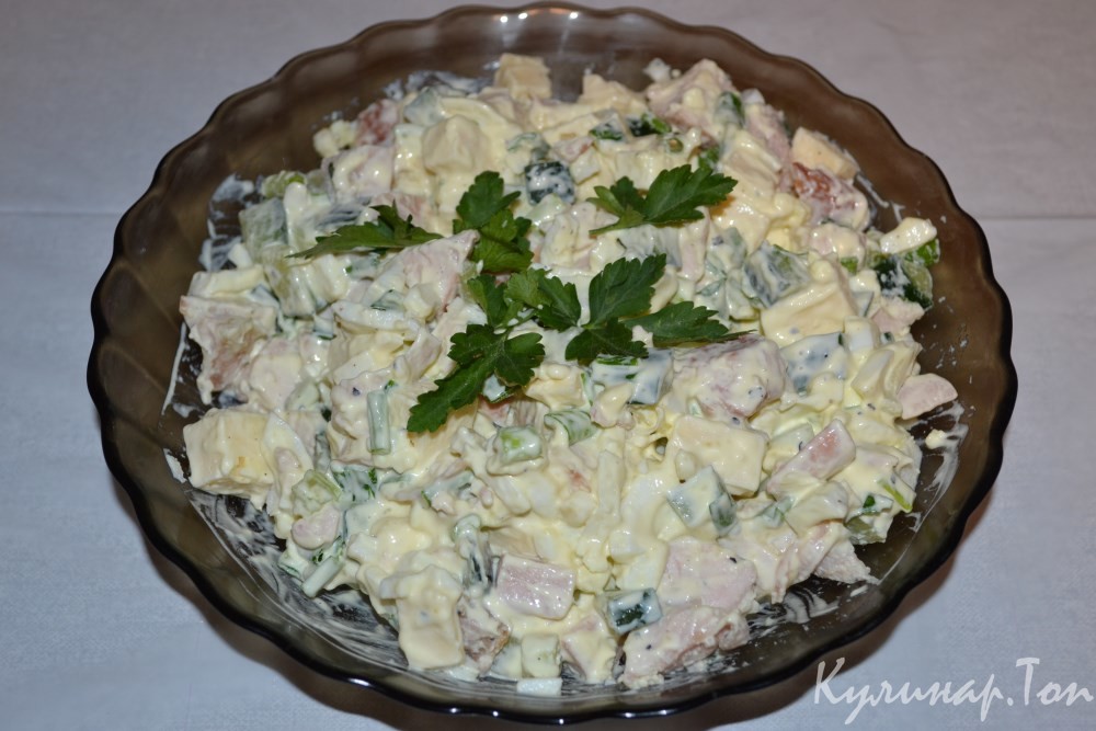 Салат «Курочка ряба»