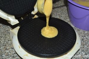 Сладкие кукурузные вафли