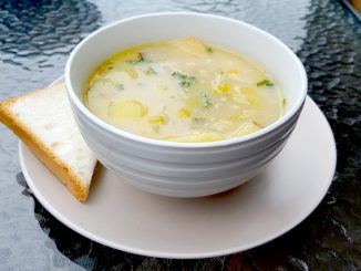 Суп картофельно-оливковый