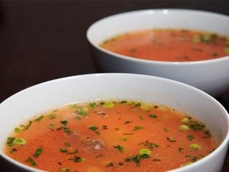 Томатный суп с рисом