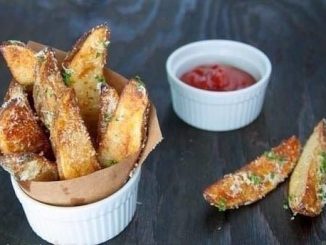 Запеченные картофельные дольки