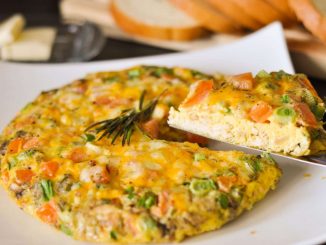 Фриттата с курицей