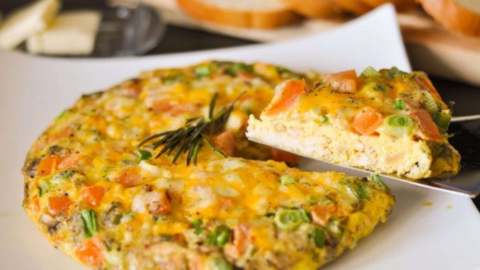 Фриттата с курицей Фриттата с курицей