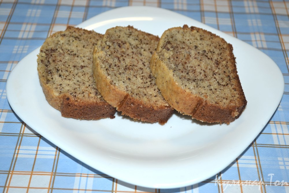 Кекс с грецкими орехами