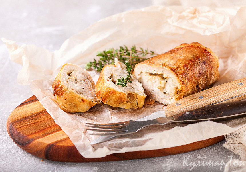 Куриные рулетики по-домашнему