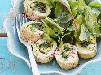 Куриные рулеты с зеленью