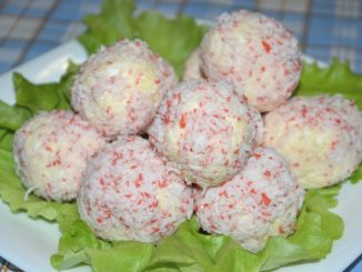 Рафаэлло из крабовых палочек