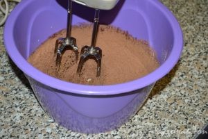 Шоколадные песочные вафли