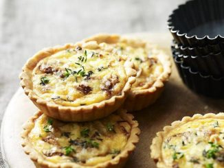 Тарталетки с курицей и грибами