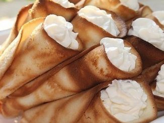 Трубочки с творожно-сливочным кремом
