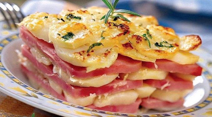 Запеканка с ветчиной Запеканка с ветчиной