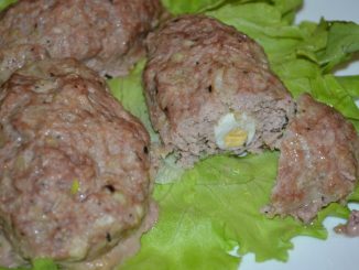 Зразы с перепелиными яйцами