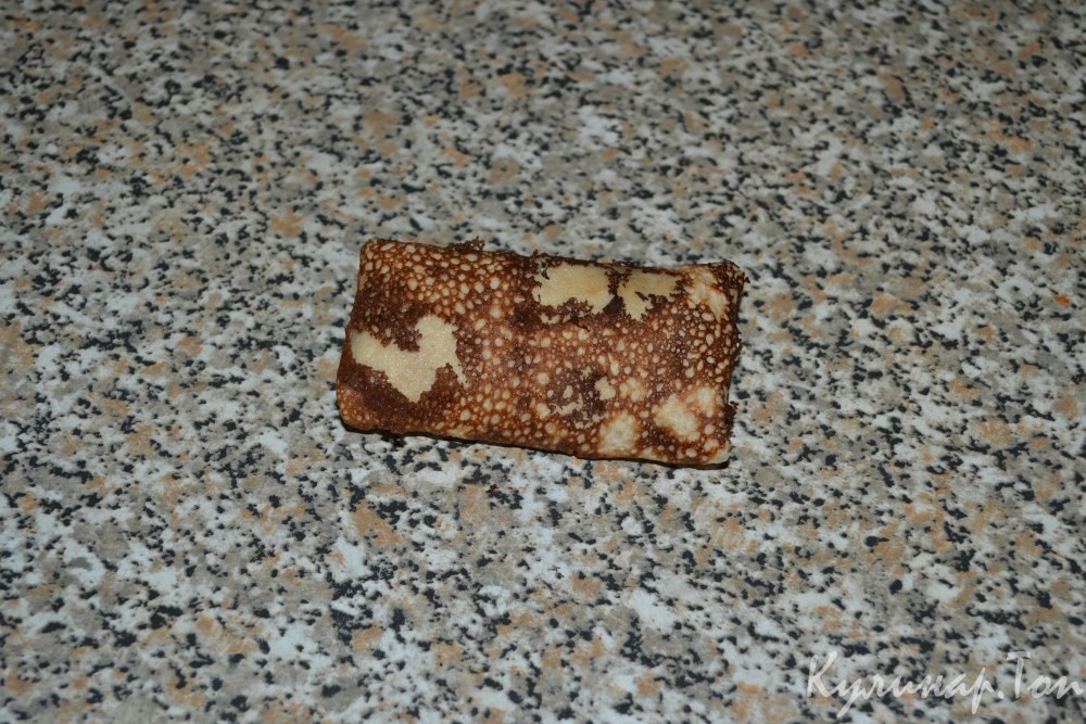 Блинчики с крабовым мясом
