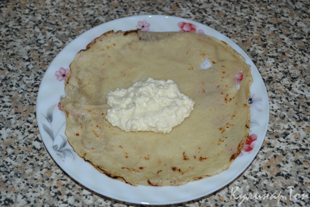 Блинчики с творогом
