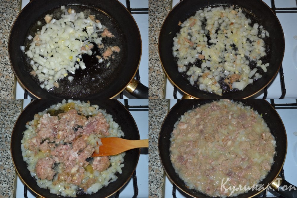 Булгур с тушенкой