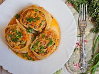 Гусарики с мясом и картошкой