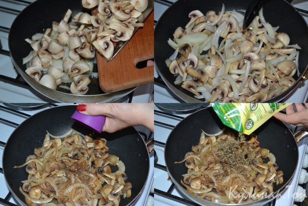 Курица с шампиньонами в сметане