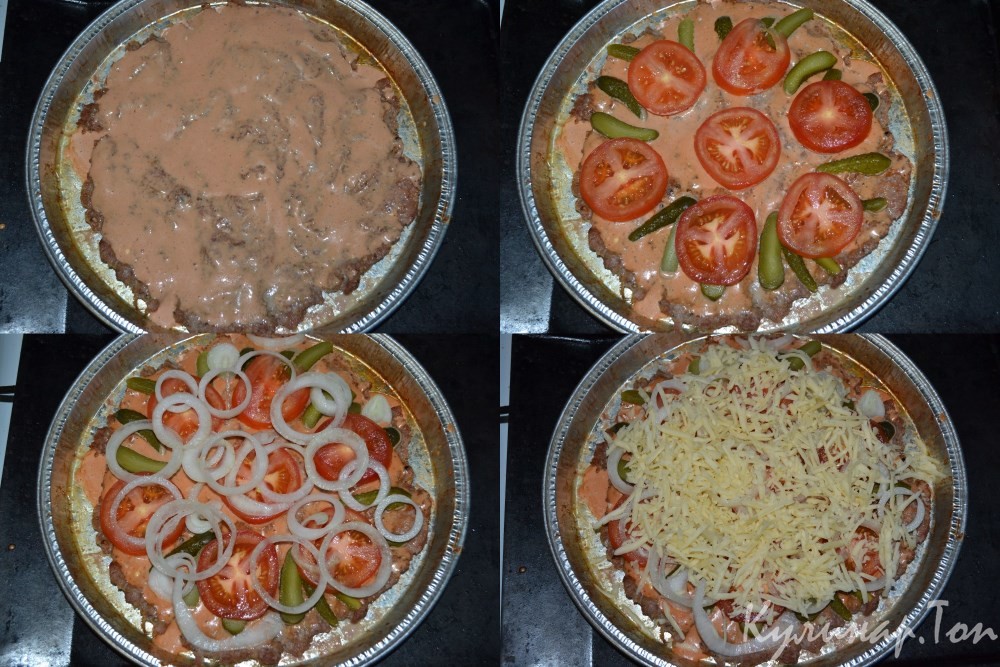 Пицца на мясной основе