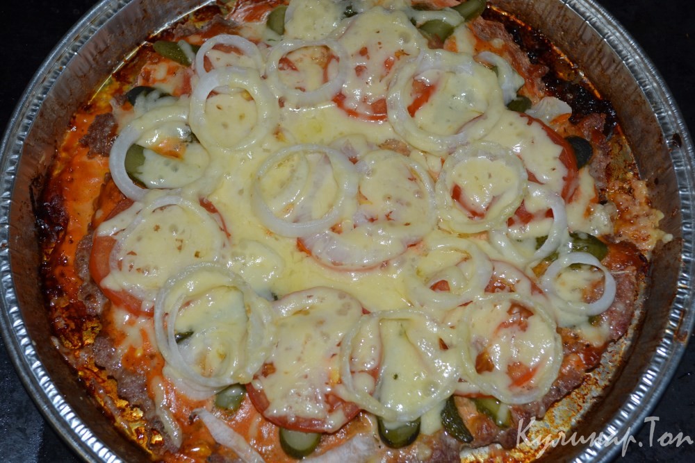Пицца на мясной основе