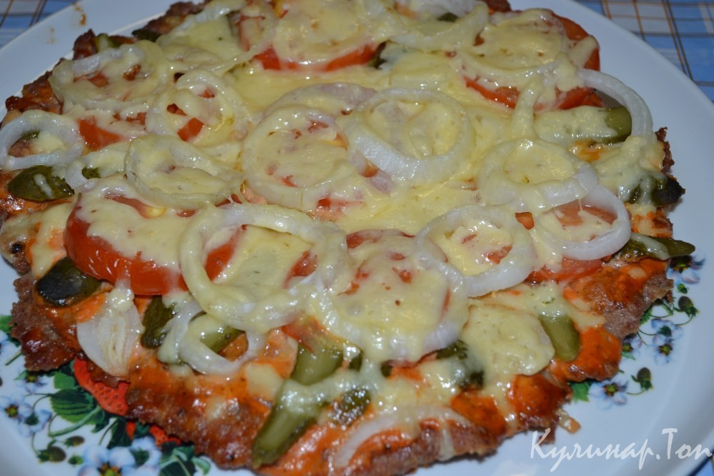 Пицца на мясной основе