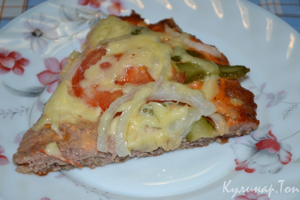 Пицца на мясной основе