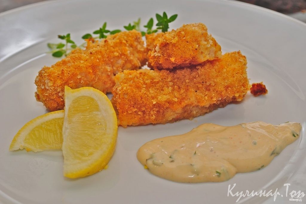 Жаренная в кляре треска