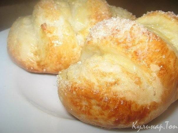 Булочки ванильные с сахаром
