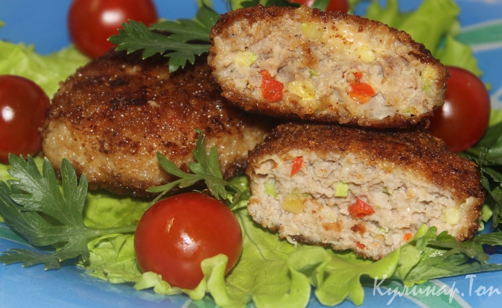 Котлеты с овощами