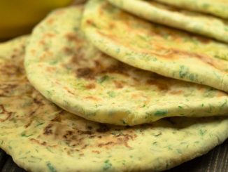 Лепешки с сыром и зеленью