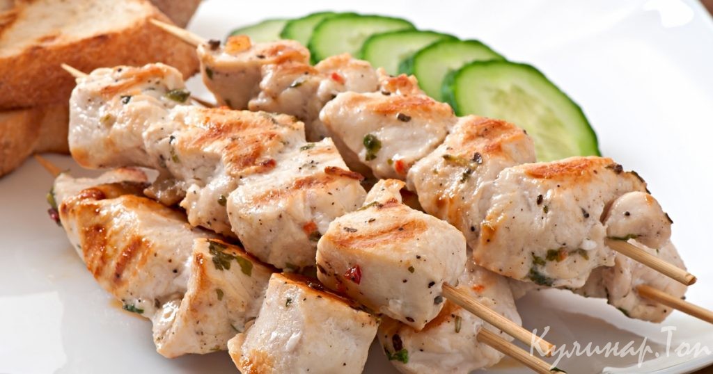 Нежный куриный шашлык