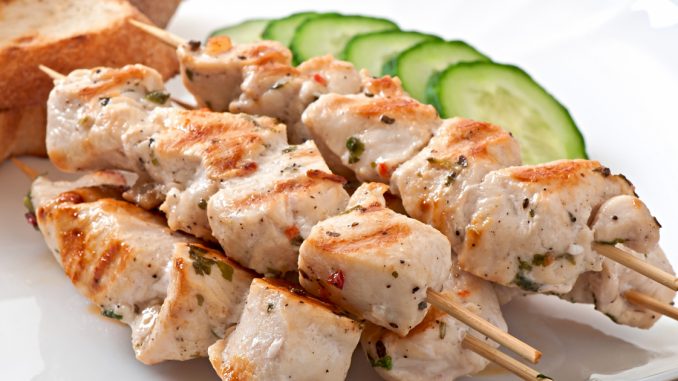 Нежный куриный шашлык Нежный куриный шашлык