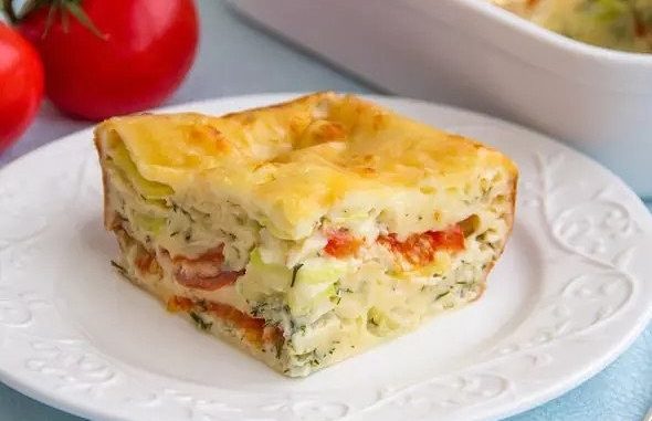 Пирог с овощами и сыром Пирог с овощами и сыром