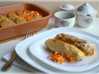Постные голубцы с рисом